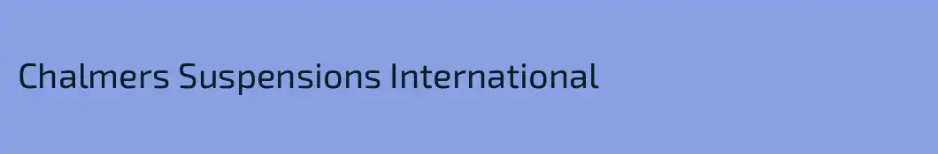 Chalmers Suspensions International